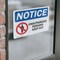Signmission Unauthorized Persons Keep Out OSHA Notice Sign, Vinyl Decal, 10in W x 7in L, 2PK OS-2PACK-NS-D-710-L-16776 - alternate 4